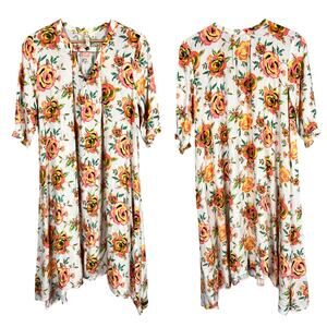 MATILDA JANE Women's S Adventure Sunday Best Pastel‎ Floral Flowy Bohemian Dress